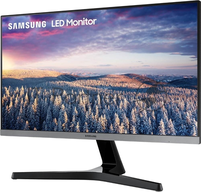 Монитор 23.8 Samsung S24R350FZI IPS LED monitor, 1920x1080, 5(GtG)ms, 250 cd/m2, 75Hz, MEGA DCR (static 1000:1), 178°/178°, HDMI, D-sub, HDMI кабель, VESA 75x75 mm, чёрный, отделка серый металлик