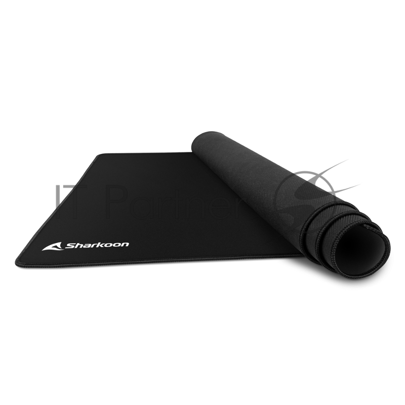 Игровой коврик для мыши чёрный Sharkoon 1337 V2 BIG (1200 x 600 x 2,5 мм, текстиль, резина)