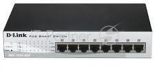 Коммутатор 1U 19 RM D-Link DES-1210-08P/C2A 8 портов 100Мбит/сек., управляемый