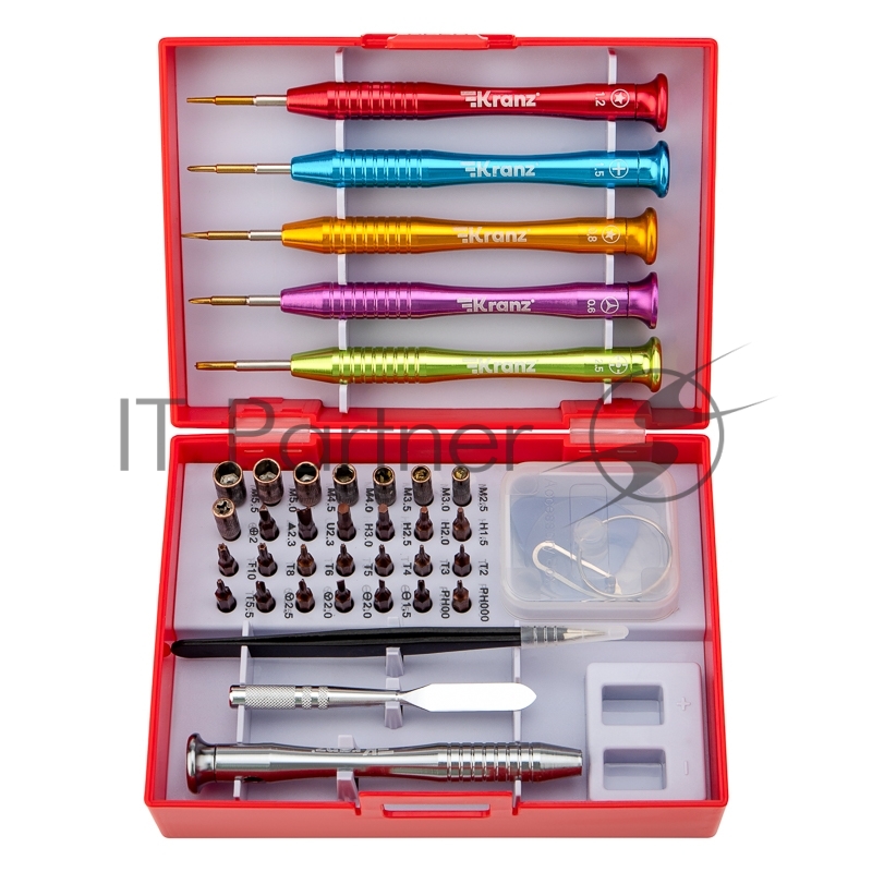 Набор отверток для точных работ KRANZ 40 предметов