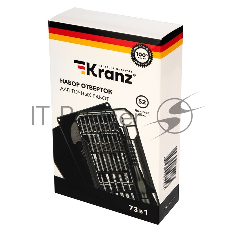 Набор отверток для точных работ KRANZ 73 предмета