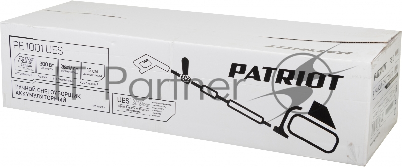 Снегоуборщик электр. Patriot PE 1001UES 0.3кВт