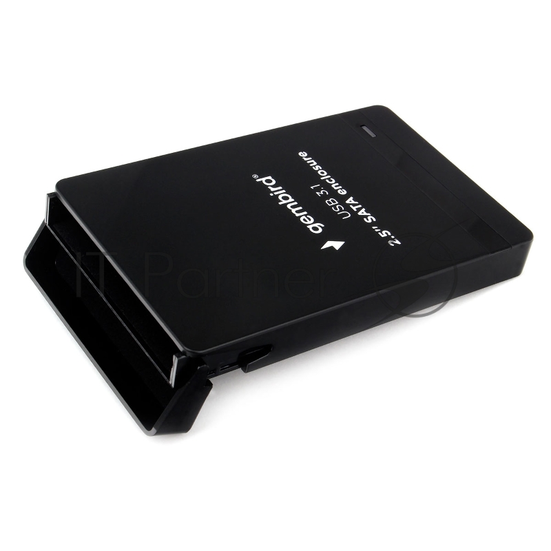 Внешний корпус 2.5 Gembird EE2-U31S-2, чёрный, USB Type-c, SATA, алюминий