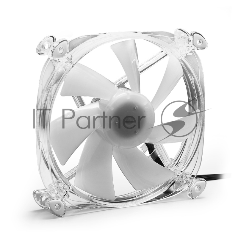 Вентилятор для компьютерного корпуса Sharkoon SHARK Disc PWM (120 мм, 9 х адресных RGB LED, 1400 об/мин, 82.35 м3/ч, 24.8 дБ)