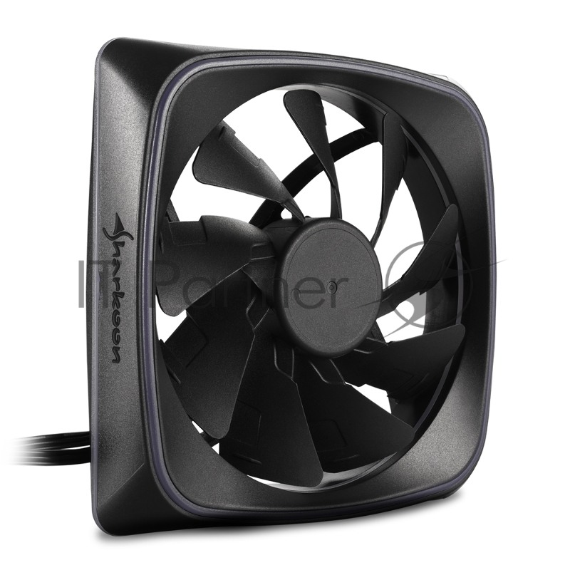 Вентилятор для компьютерного корпуса Sharkoon SHARK Lights (120 мм, 20 х адресных RGB LED, 1000 об/мин, 56 м3/ч, 15.2 дБ)