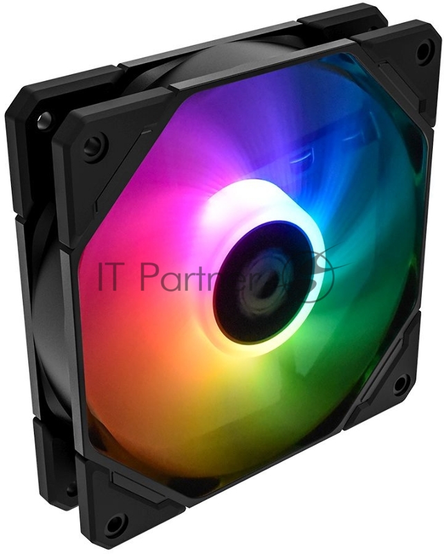 Вентилятор ID-COOLING TF-12025-ARGB 120x120x25мм (80шт./кор, PWM, резиновые углы, ARGB, 500-1500об/мин) BOX