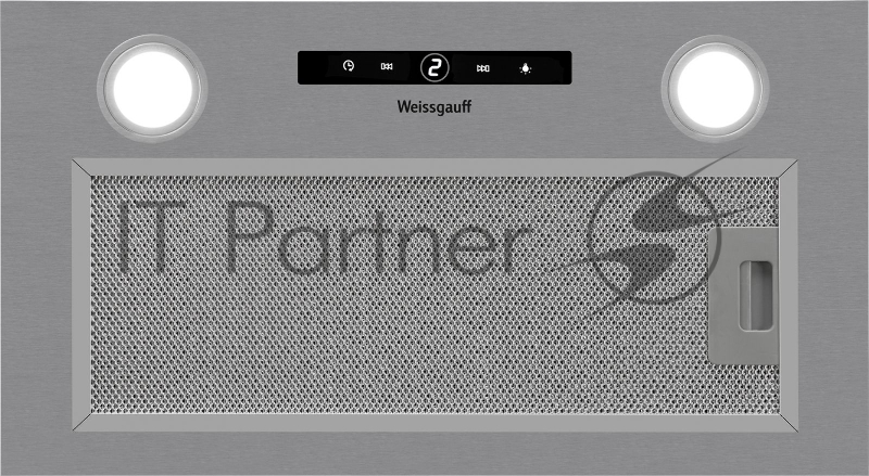 Вытяжка встраиваемая Weissgauff BOX 1200 IX нержавеющая сталь управление: сенсорное (1 мотор)