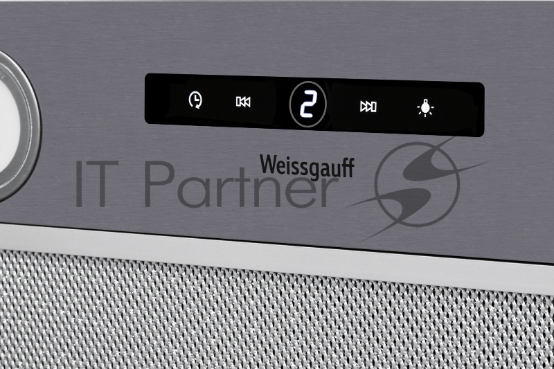 Вытяжка встраиваемая Weissgauff BOX 1200 IX нержавеющая сталь управление: сенсорное (1 мотор)