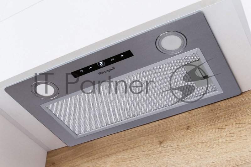 Вытяжка встраиваемая Weissgauff BOX 1200 IX нержавеющая сталь управление: сенсорное (1 мотор)