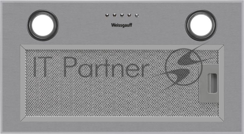 Вытяжка встраиваемая Weissgauff BOX 850 IX нержавеющая сталь управление: кнопочное (1 мотор)