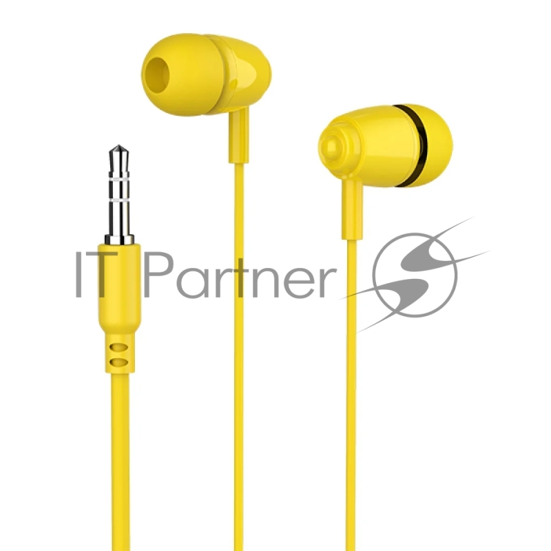 Perfeo наушники внутриканальные ALTO желтые