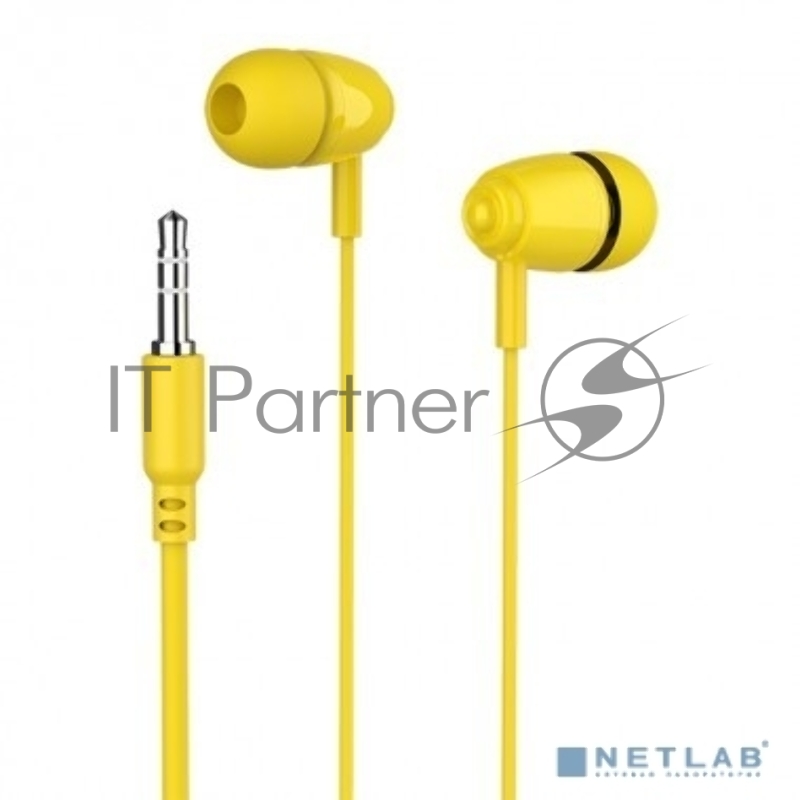 Perfeo наушники внутриканальные ALTO желтые