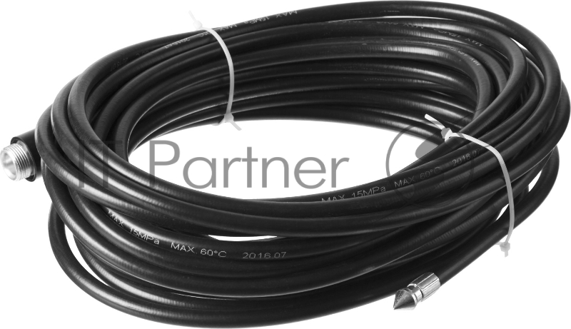 Шланг ЗУБР 70414-375-15 для прочистки труб для минимоек 15м для пистолета 375 серии