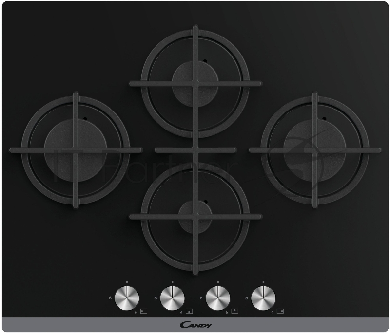 Газовая варочная поверхность Candy CVG6DEB черный