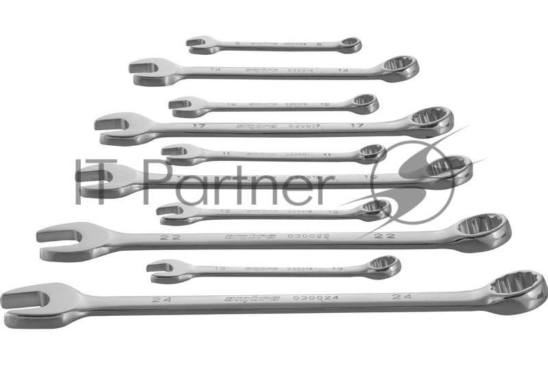 Набор ключей гаечных комбинированных Ombra OMT10S в сумке, 8-24 мм, 10 предметов