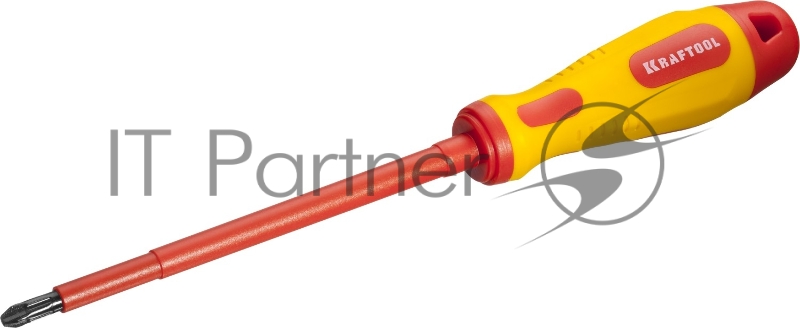 Отвертка KRAFTOOL 250084-3-150 высоковольтная, Cr-Mo-V стержень, PH №3, 150мм