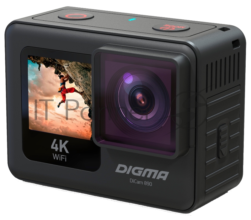 Экшн-камера Digma DiCam 890 черный