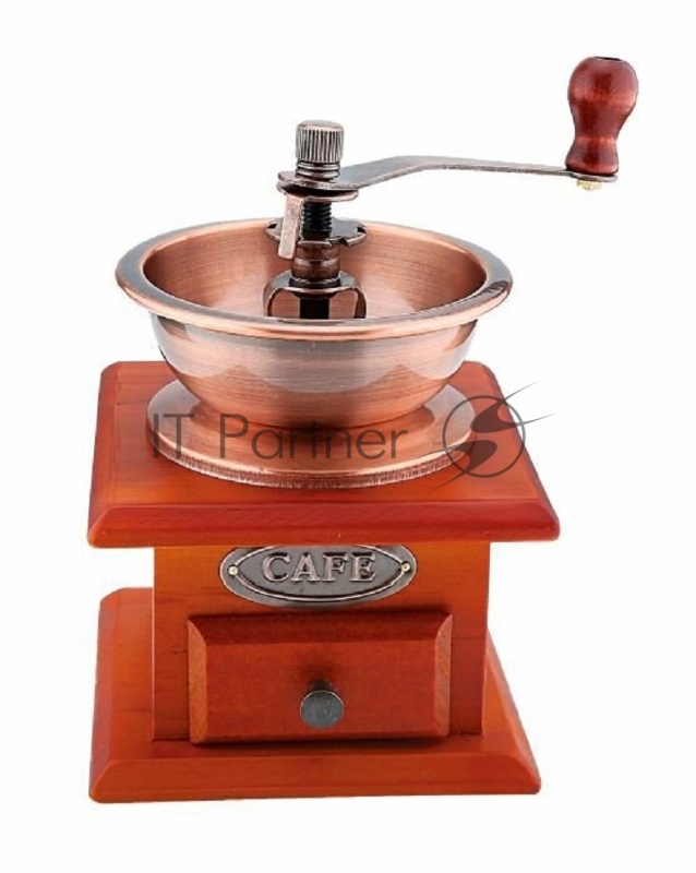 Кофемолка KELLI KL-0150 ручная, деревянный корпус (1х30)