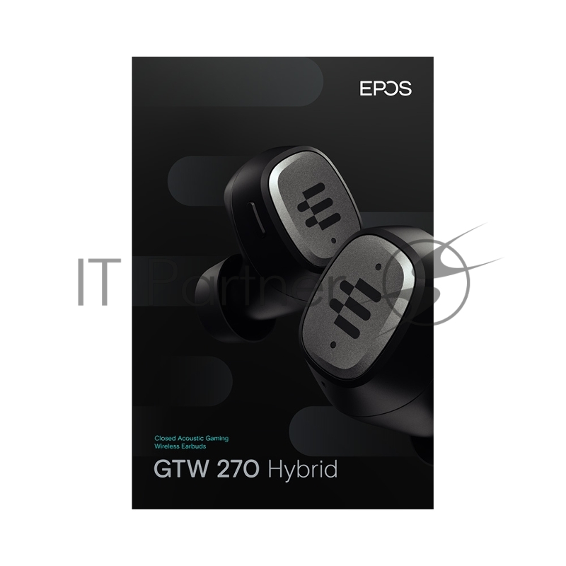 EPOS GTW 270 Hybrid черная Беспроводная игровая гарнитура (USB-C, Bluetooth®, USB-C dongle)