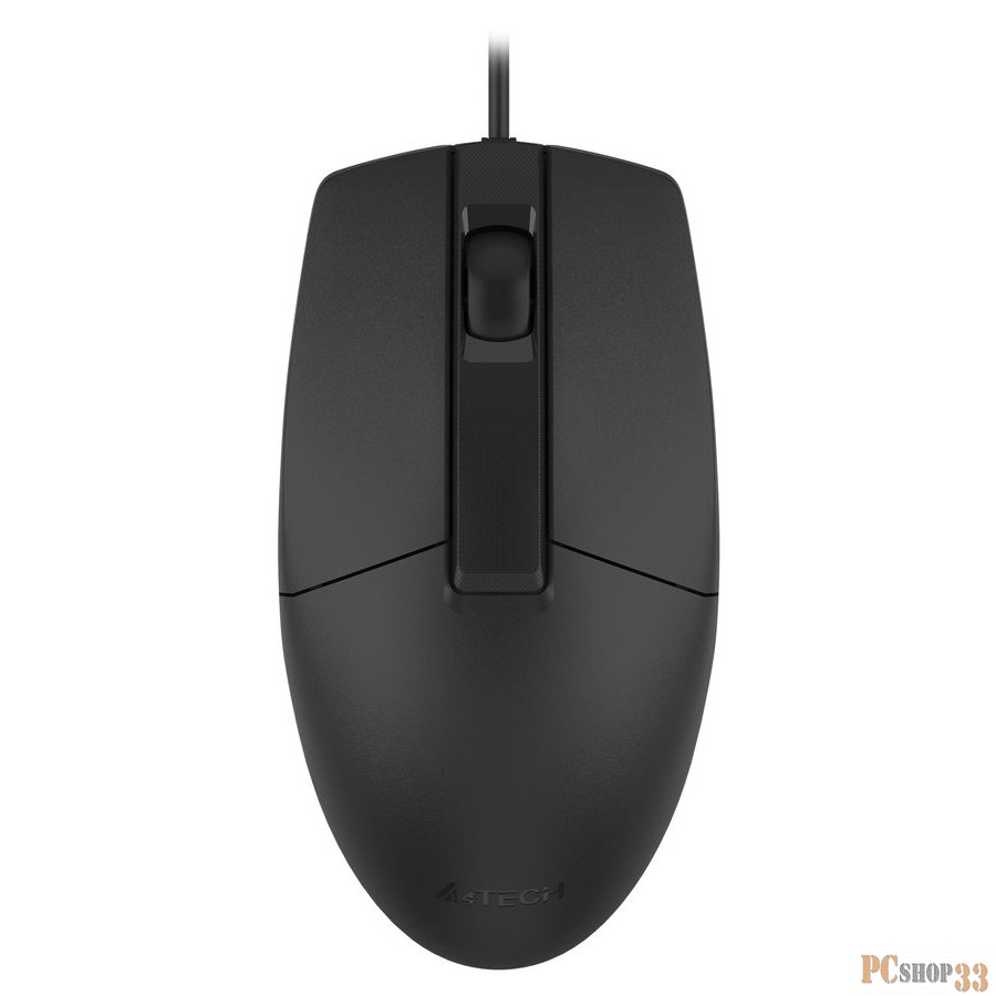 Мышь A4Tech OP-330S черный оптическая (1000dpi) silent USB (3but)