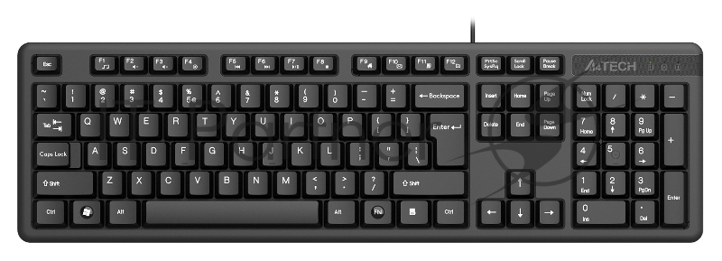 Клавиатура + мышь A4Tech KK-3330S клав:черный мышь:черный USB