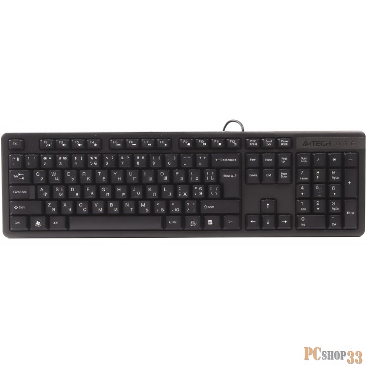Клавиатура A4Tech KK-3 черный USB