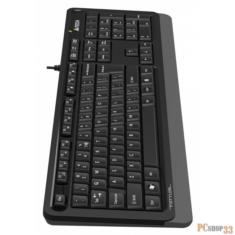 Клавиатура A4Tech Fstyler FKS10 черный/серый USB