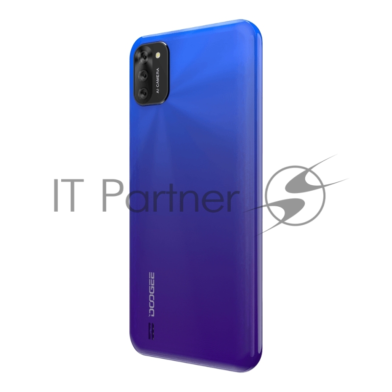 Смартфон Doogee X93 Blue, 15,5 cm (6.1) 18:9 600x1280, 1.3GHz, 4 Core, 2GB RAM, 16GB, up to 256GB flash, 8 МП+2 МП+2 МП/5Mpix, 2 Sim, 2G, 3G, BT v4.2, Wi-Fi, GPS, Micro-USB, 4350 мА·ч, Android 10, 190g, 156 ммx73,8 ммx9,8 мм