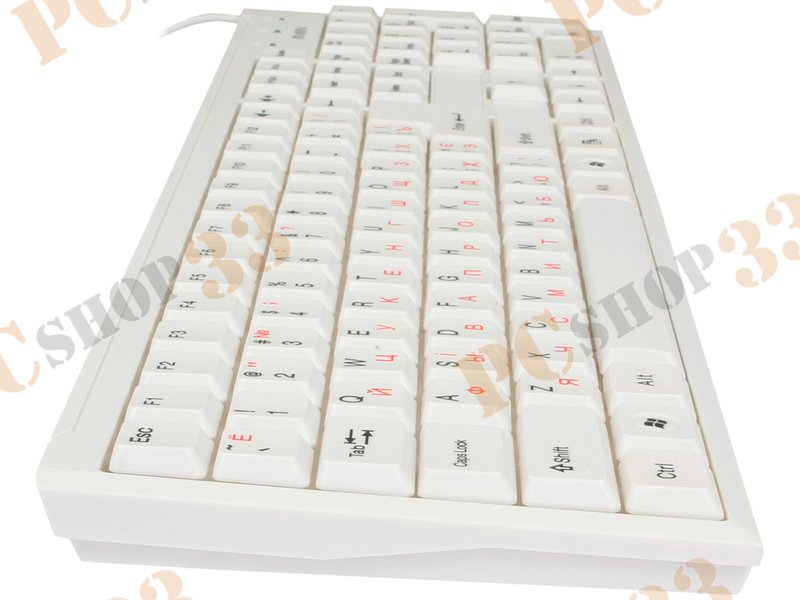 Клавиатура Sven Standard 303, 104+2кн., белый (USB)