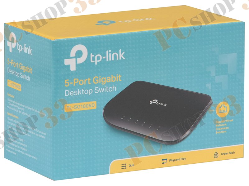 Коммутатор TP-Link TL-SG1005D ver.7.0 5 портов 1Гбит/сек.