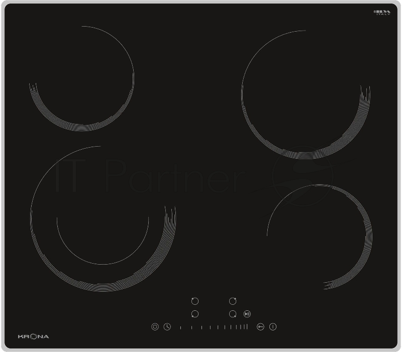 Варочная электрическая панель Krona ORSA 60 BL/S