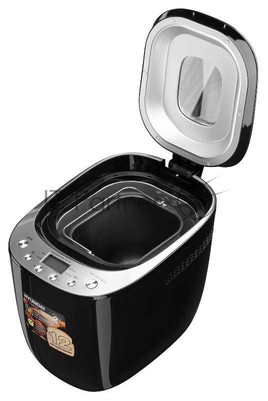 Хлебопечь Hyundai HYBM-P0212 600Вт черный/серебристый