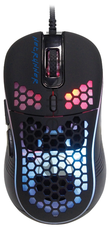 Мышь Оклик 713G NETRUNNER черный оптическая (3200dpi) USB (6but)