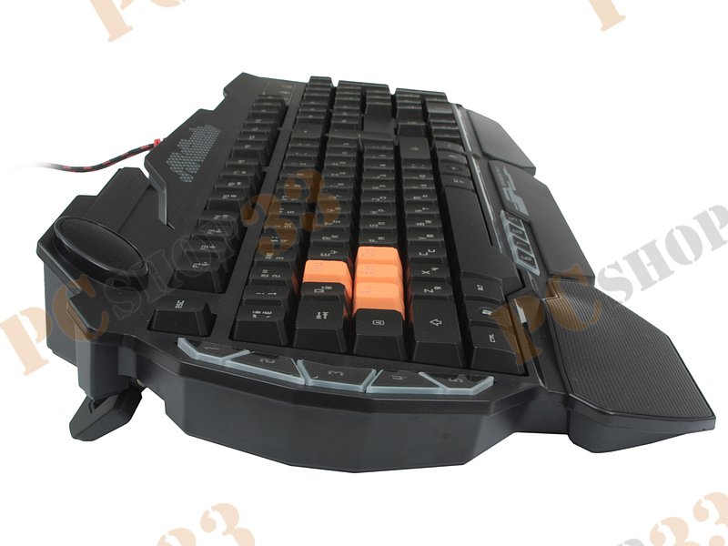 Клавиатура A4Tech Bloody B314, 103+10кн., подсветка, водостойкая, черный (USB)