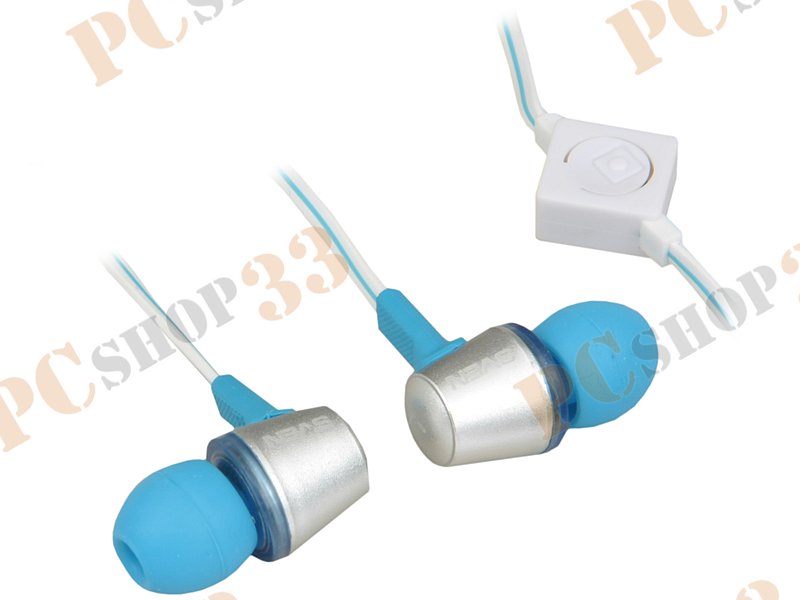 Гарнитура Sven SEB-190M, серебр.-голубой