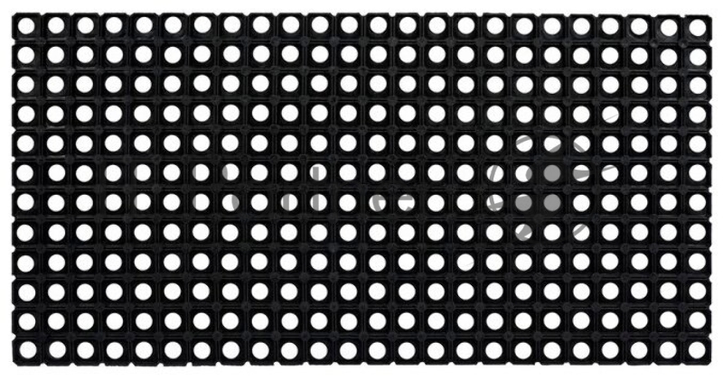 Коврик Vortex резина 50x100см черный (20098)