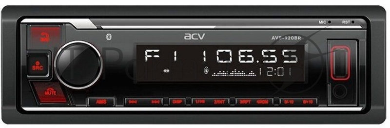 Автомагнитола ACV AVS-920BR 1DIN 4x50Вт