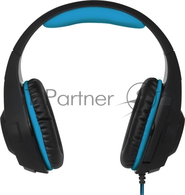 Гарнитура SVEN AP-G887MV, черный-синий 2.2 m, 3.5 jack