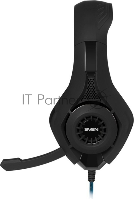Гарнитура SVEN AP-G887MV, черный-синий 2.2 m, 3.5 jack