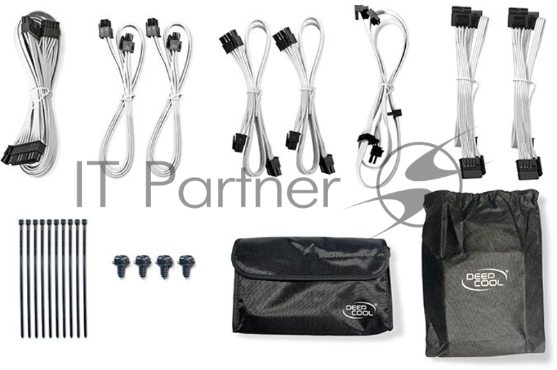 Блок питания DEEPCOOL DQ750 (DQ750-M-V2L WH), 750 Вт, ATX12V 2.31, активный PFC, вентилятор 120x120 мм, cертификат 80 PLUS Gold, отстегивающиеся кабели, белый