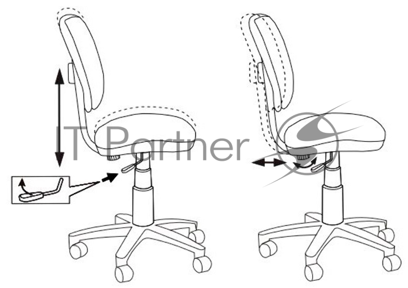Кресло детское Бюрократ CH-W204NX голубой Sticks 06 крестовина пластик пластик белый