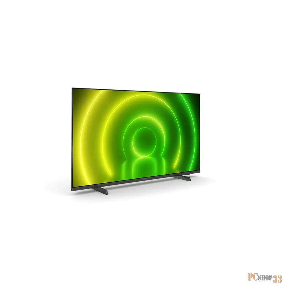 Телевизор LED Philips 43 43PUS7406/60 черный Ultra HD 60Hz DVB-T DVB-T2 DVB-C DVB-S DVB-S2 USB WiFi (RUS)