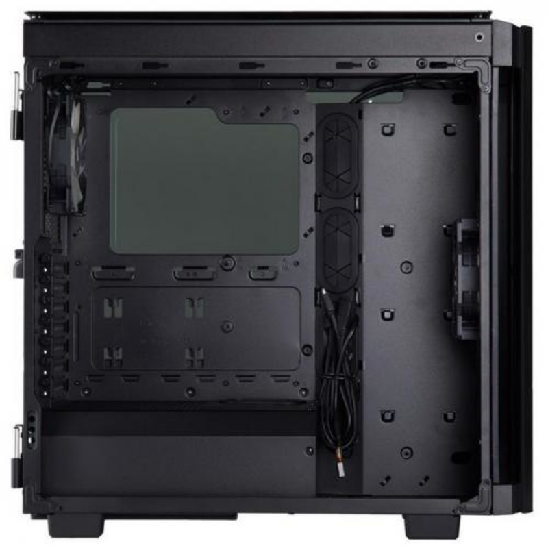 Корпус Miditower Corsair Obsidian 500D CC-9011116-WW, ATX, черный (без БП)