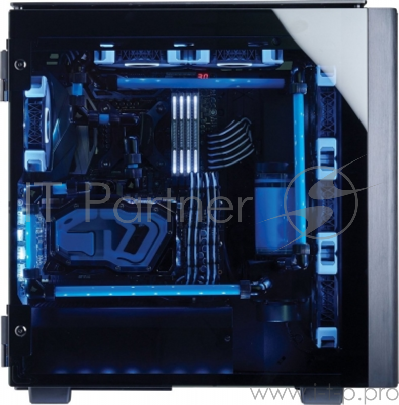Корпус Miditower Corsair Obsidian 500D CC-9011116-WW, ATX, черный (без БП)