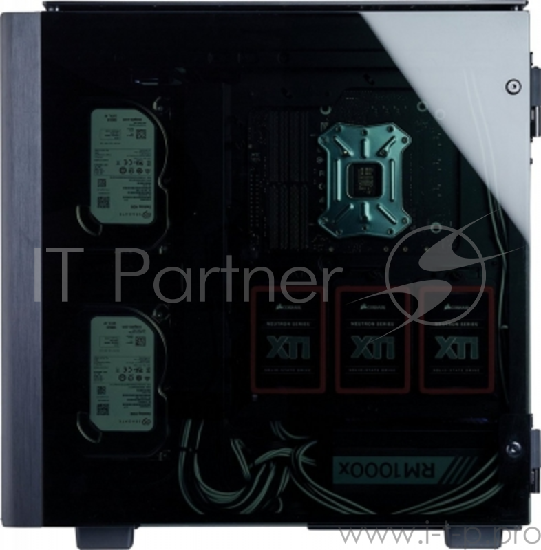 Корпус Miditower Corsair Obsidian 500D CC-9011116-WW, ATX, черный (без БП)