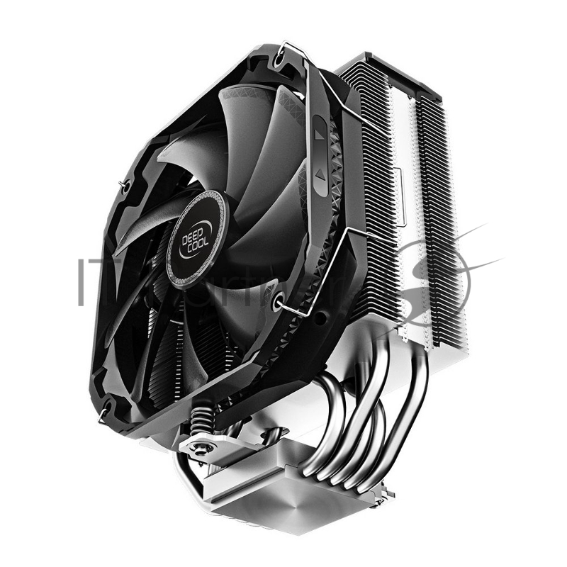 Кулер для процессора DEEPCOOL AS500 (R-AS500-BKNLMN-G) (4pin, 1155 / 1400 / 2011 / 2066 / AM4-FM2, 26дБ, 500-1400об / мин)