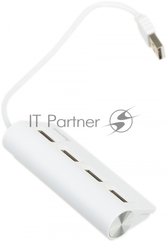 Разветвитель USB 2.0 Hama H-200120 4порт. белый (00200120)