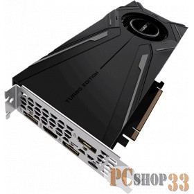 Видеокарта GIGABYTE GeForce RTX 2080 TURBO OC 8G 8ГБ GV-N2080TURBO OC-8GC (GeForce RTX 2080, DDR6, HDMI, 3xDP, USB-C) (PCI-E)