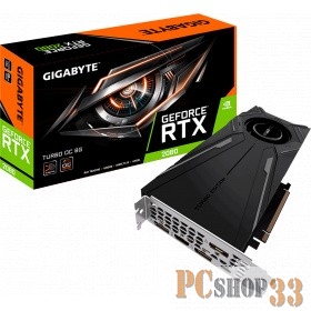 Видеокарта GIGABYTE GeForce RTX 2080 TURBO OC 8G 8ГБ GV-N2080TURBO OC-8GC (GeForce RTX 2080, DDR6, HDMI, 3xDP, USB-C) (PCI-E)