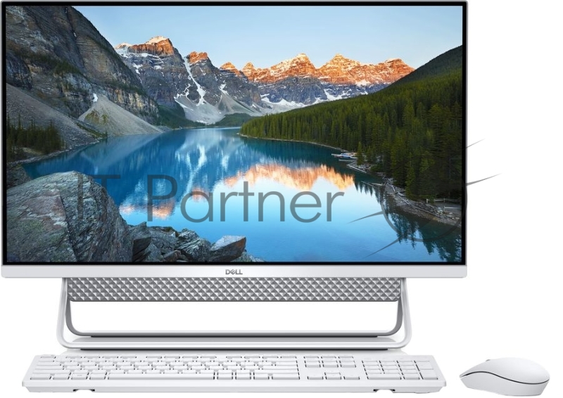Моноблок Dell Inspiron 7700 27 Full HD i5 1135G7 (2.4) 8Gb SSD512Gb Iris Xe CR Windows 11 Home GbitEth WiFi BT клавиатура мышь Cam серебристый 1920x1080